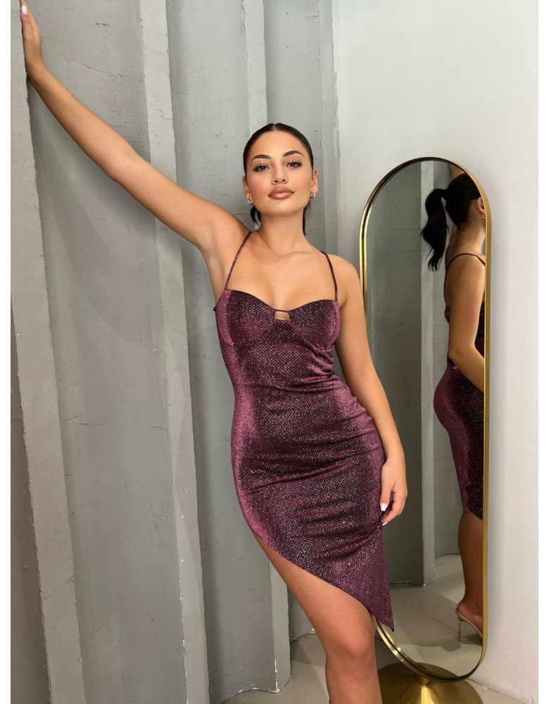 ILA MAGENTA DRESS
