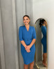 CLEO COBALT DRESS