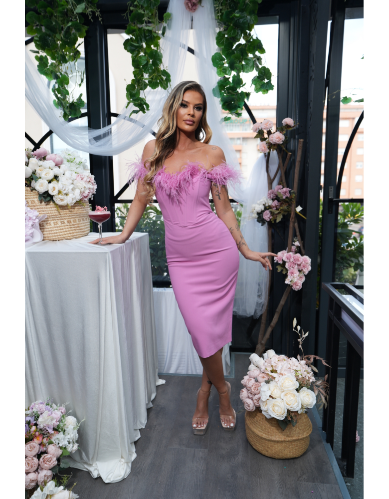 OPHELIA FUCHSIA DRESS