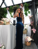 ODILIA TEAL LACE DRESS