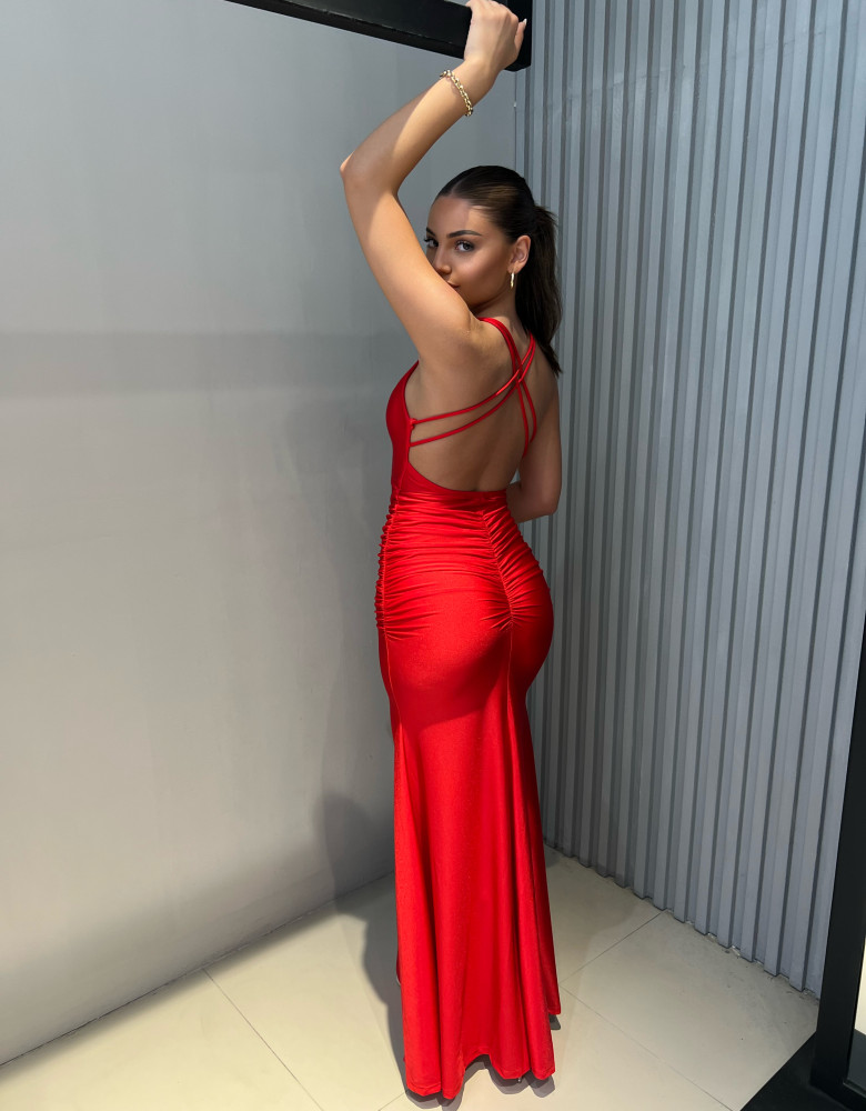 MAVIS RED DRESS