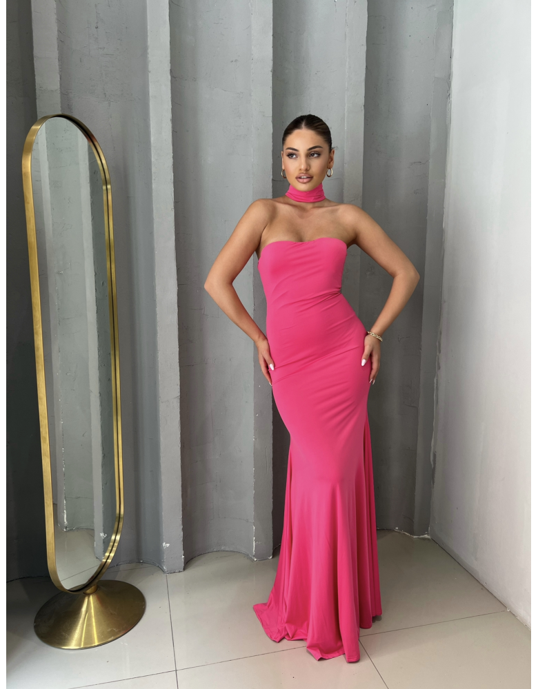 CELIA FUCHSIA DRESS