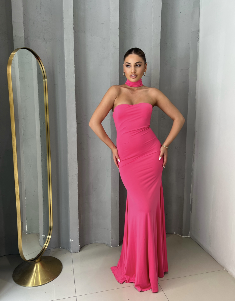 CELIA FUCHSIA DRESS