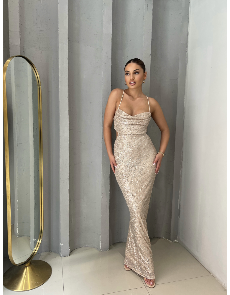 HANA ROSE GOLD DRESS