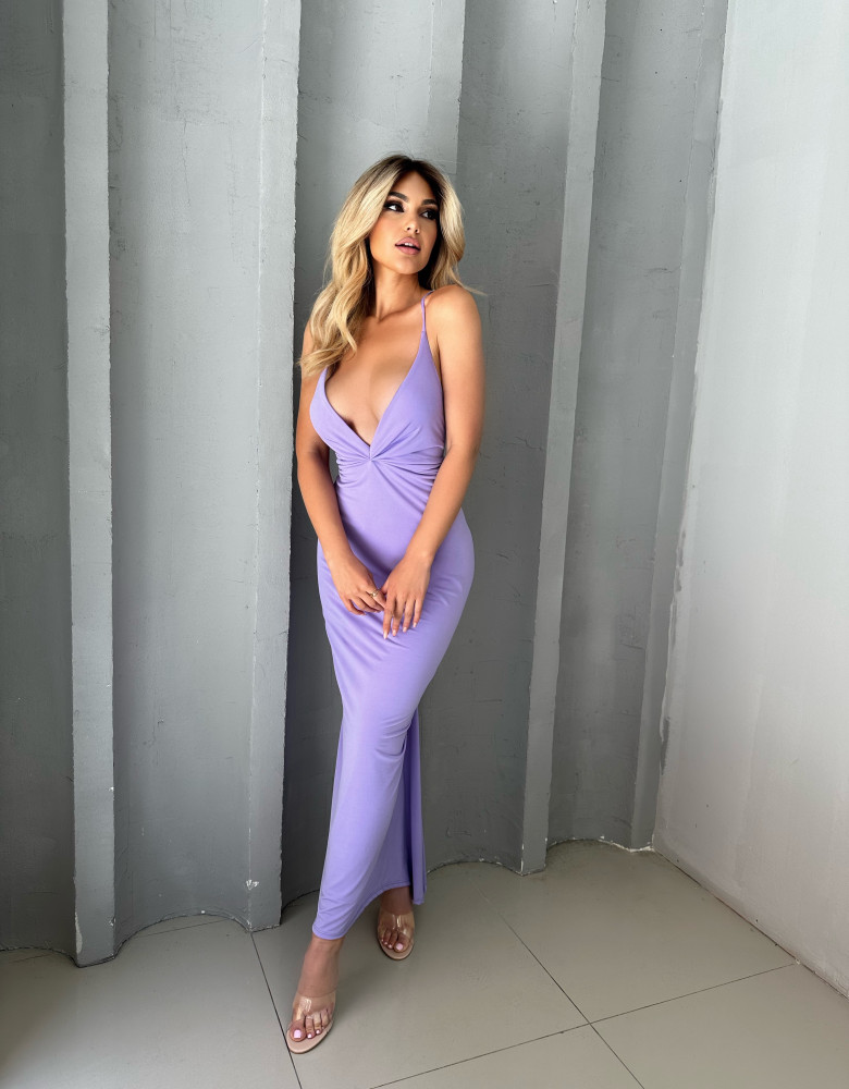 LOLA LILAC DRESS