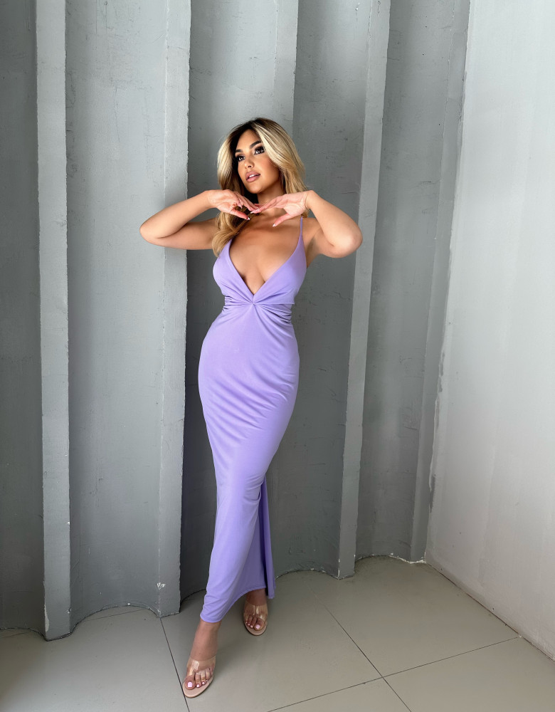 LOLA LILAC DRESS