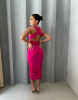 DAPHNE FUCHSIA DRESS