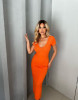 FLORA ORANGE DRESS