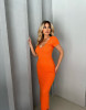 FLORA ORANGE DRESS