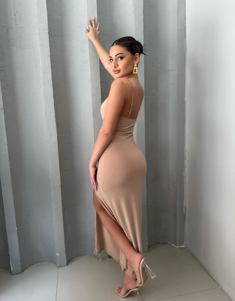 ELIA TAUPE DRESS