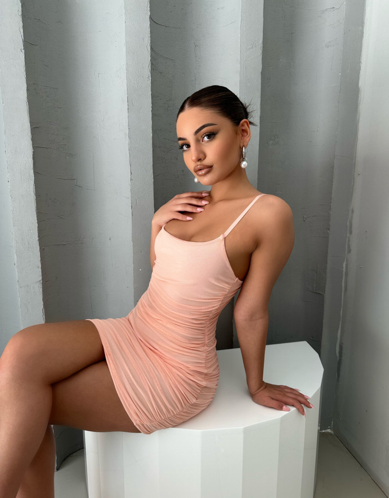 NYRA BLUSH DRESS