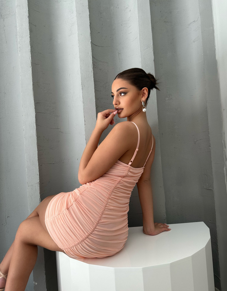 NYRA BLUSH DRESS