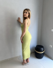 MYA APPLE GREEN DRESS