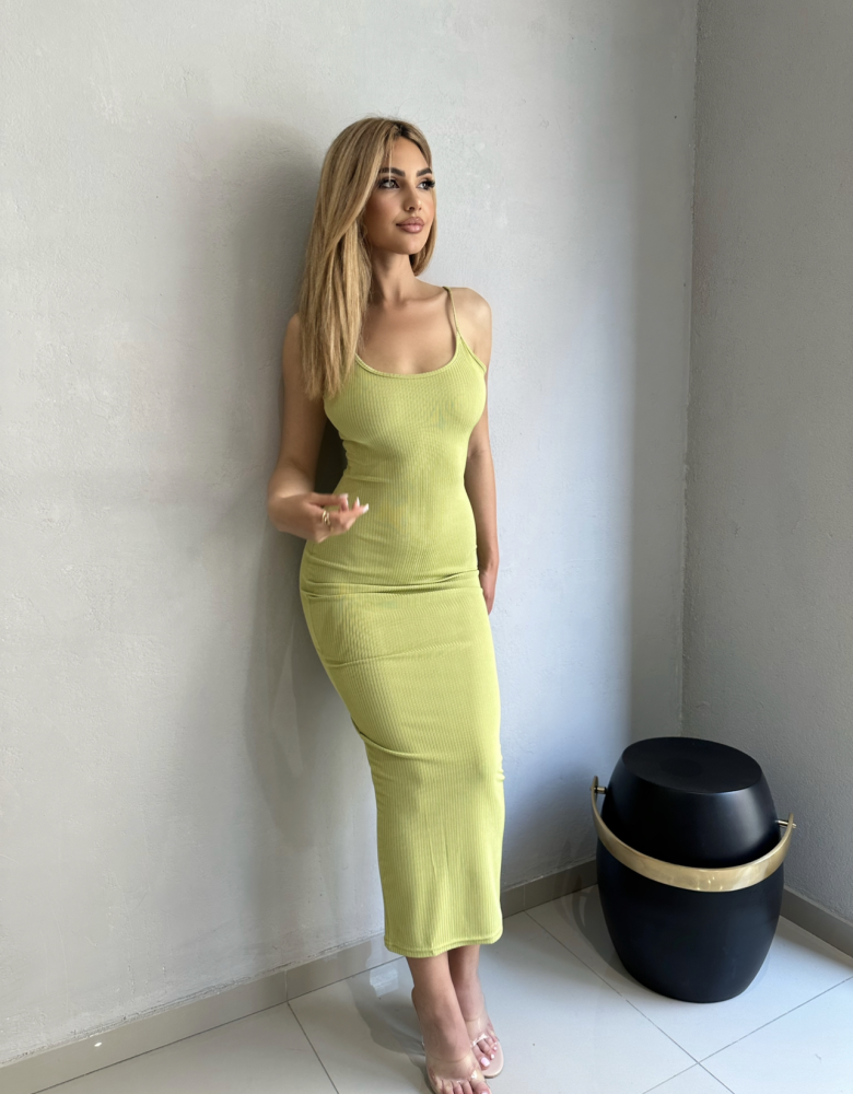 MYA APPLE GREEN DRESS