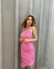 ALIVIA BUBBLE GUM DRESS