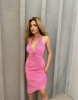 ALIVIA BUBBLE GUM DRESS