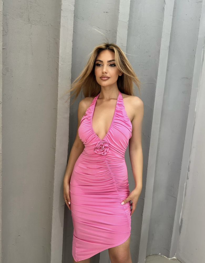 ALIVIA BUBBLE GUM DRESS