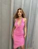 ALIVIA BUBBLE GUM DRESS