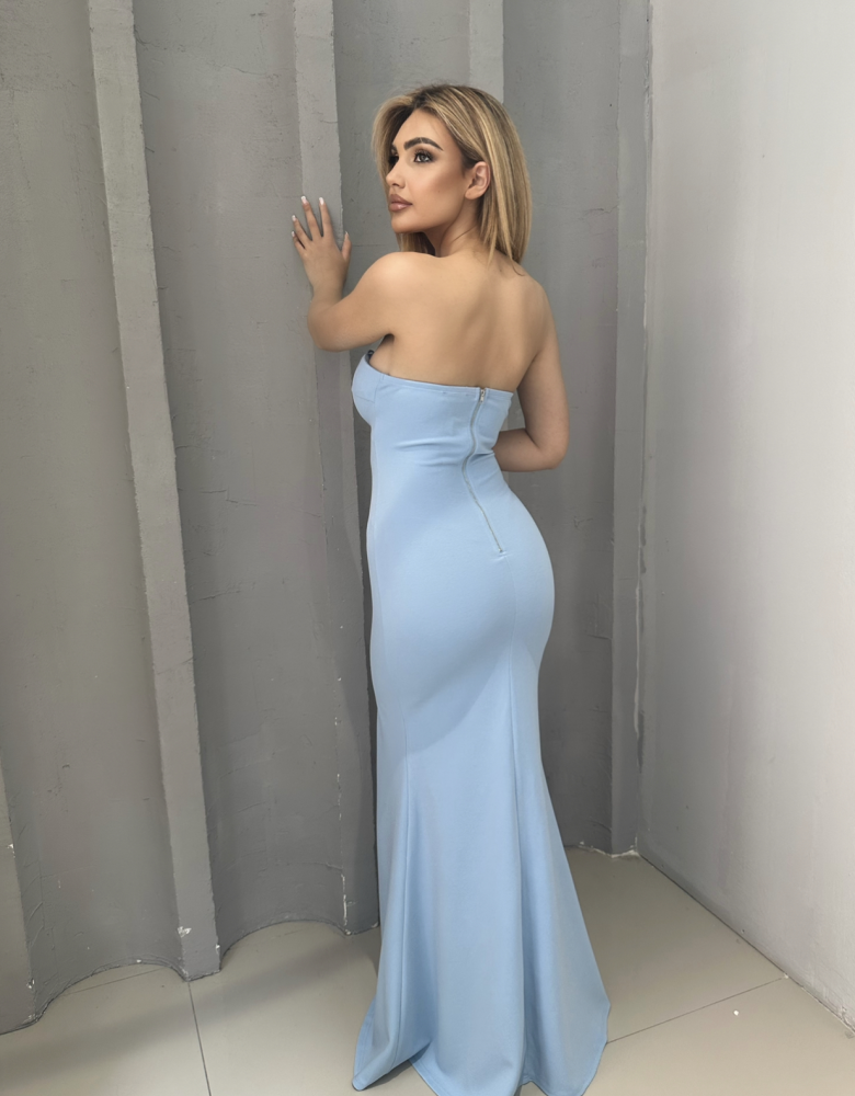 ROSIE LT BLUE DRESS