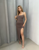 VIVIANA MOCHA DRESS