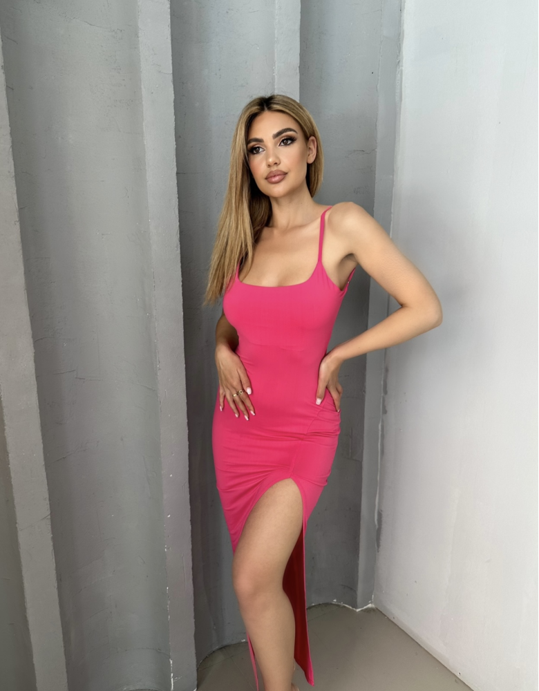 VIVIANA FUCHSIA DRESS