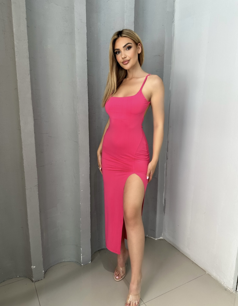 VIVIANA FUCHSIA DRESS