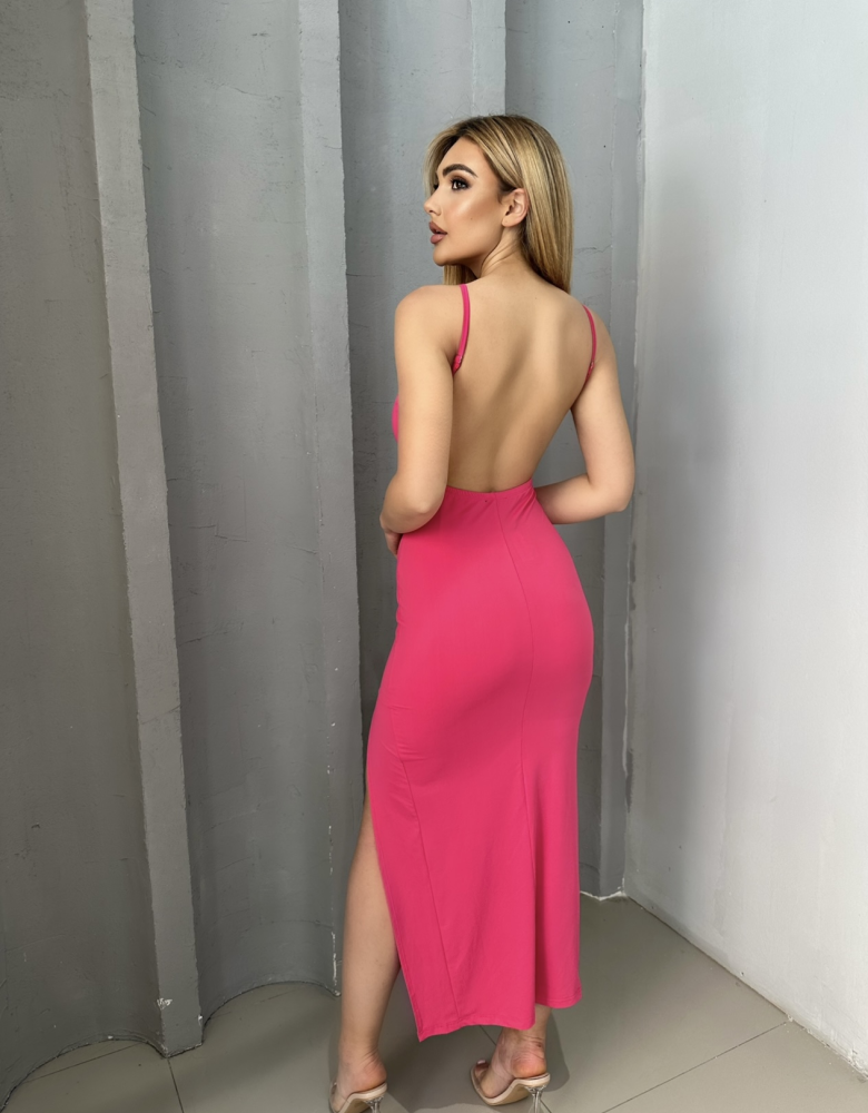 VIVIANA FUCHSIA DRESS