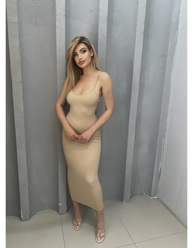 MIRA NUDE DRESS