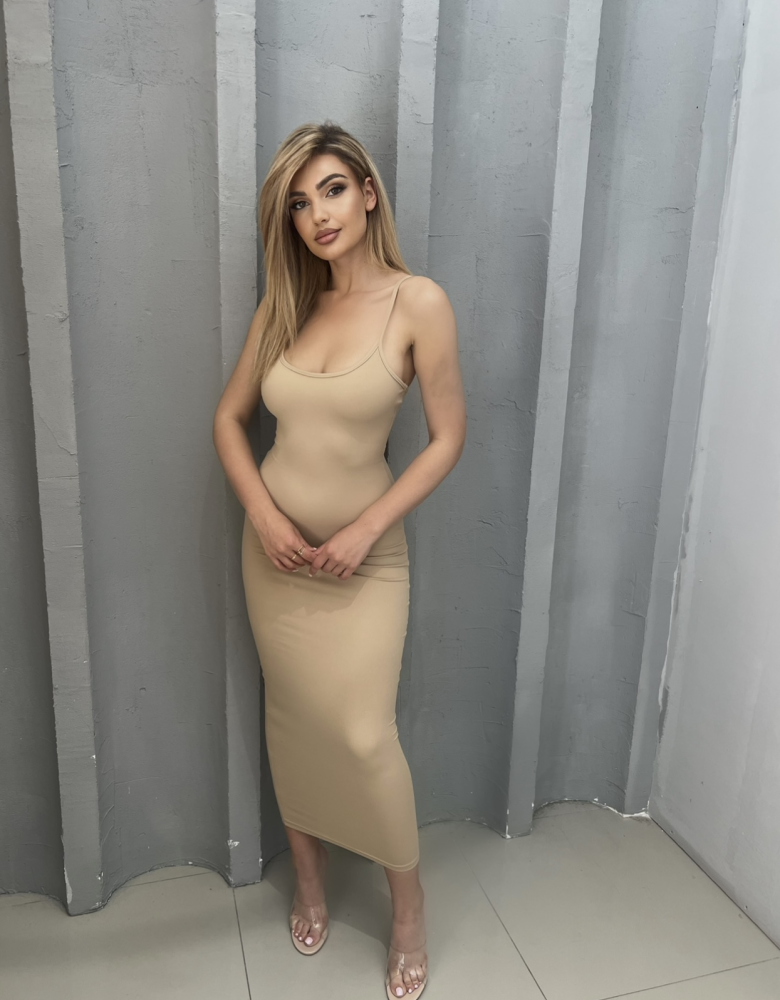 MIRA NUDE DRESS