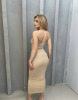 MIRA NUDE DRESS
