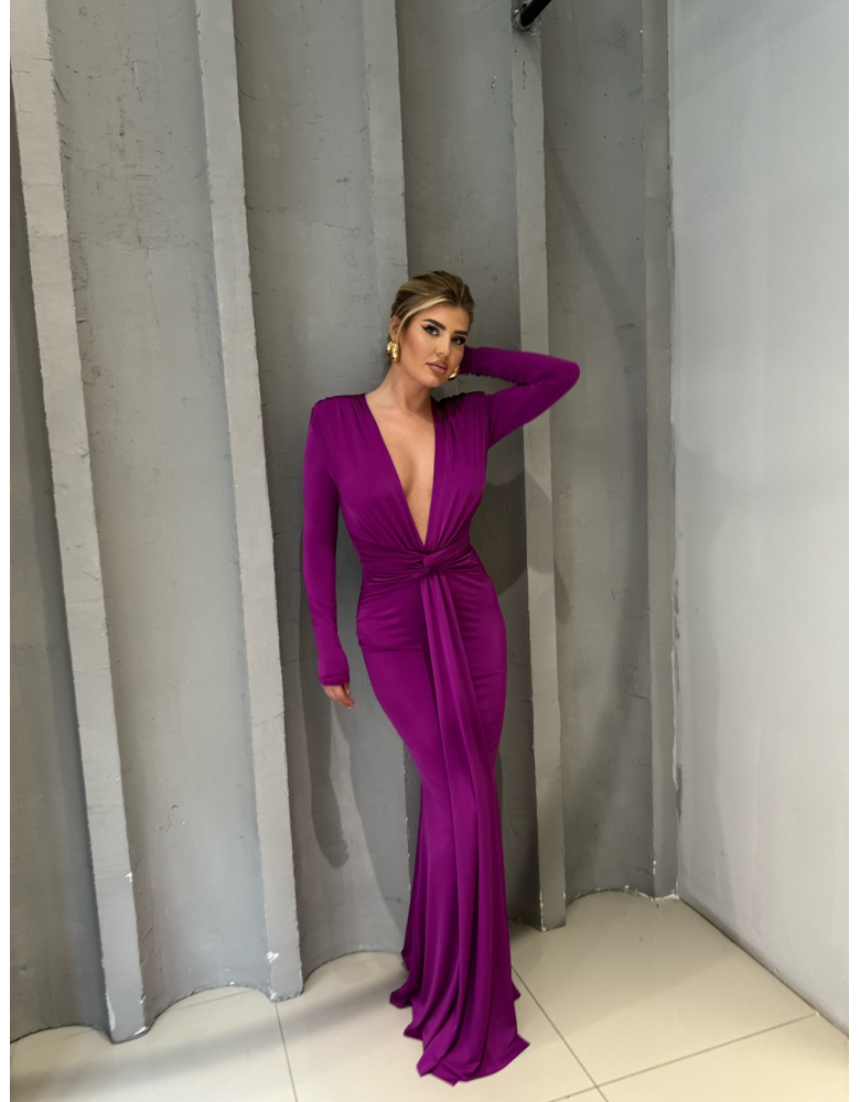 EVAN ORCHID DRESS