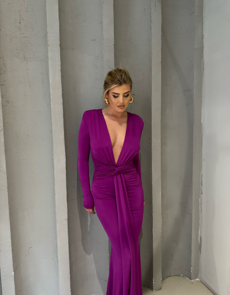 EVAN ORCHID DRESS