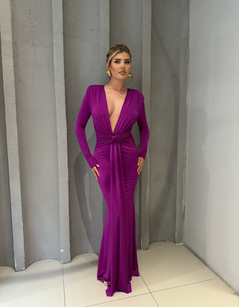 EVAN ORCHID DRESS