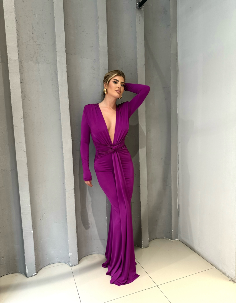 EVAN ORCHID DRESS