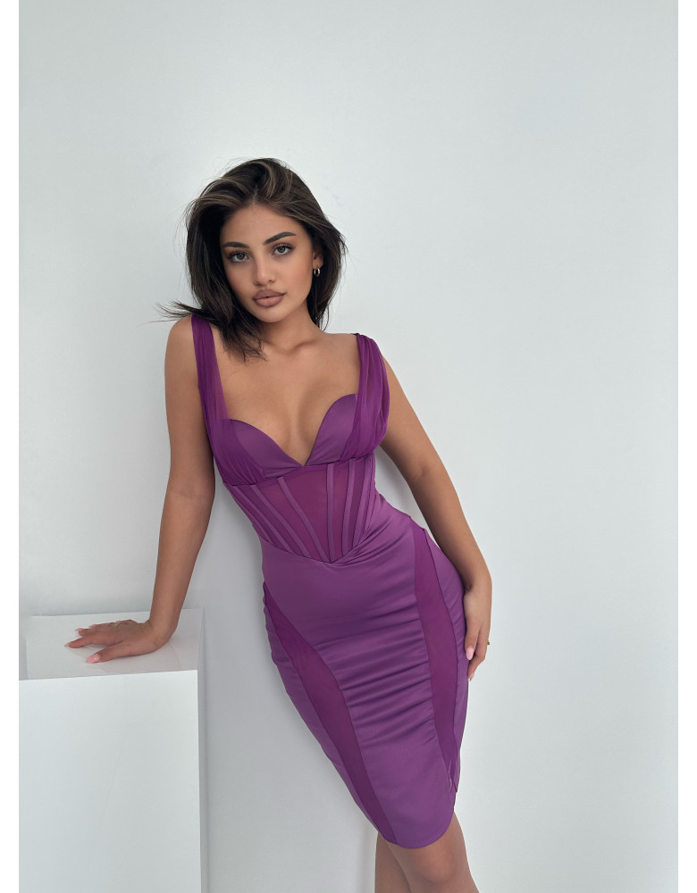 GRETTA PURPLE DRESS