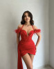 WILMA RED DRESS