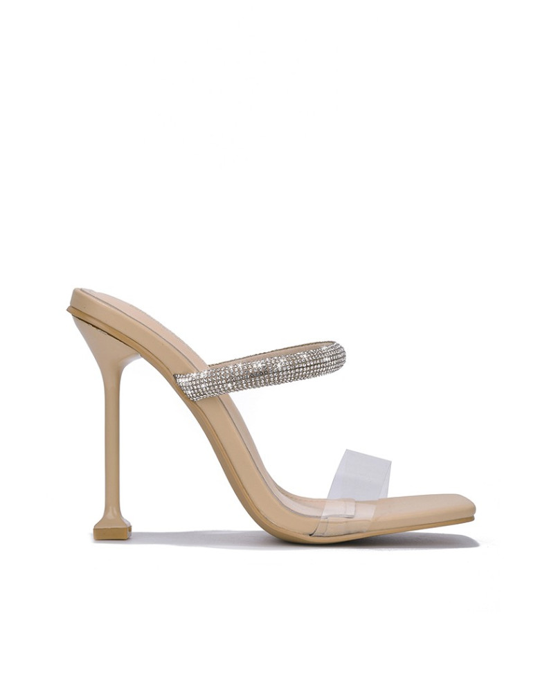 MERDE NUDE HEELS