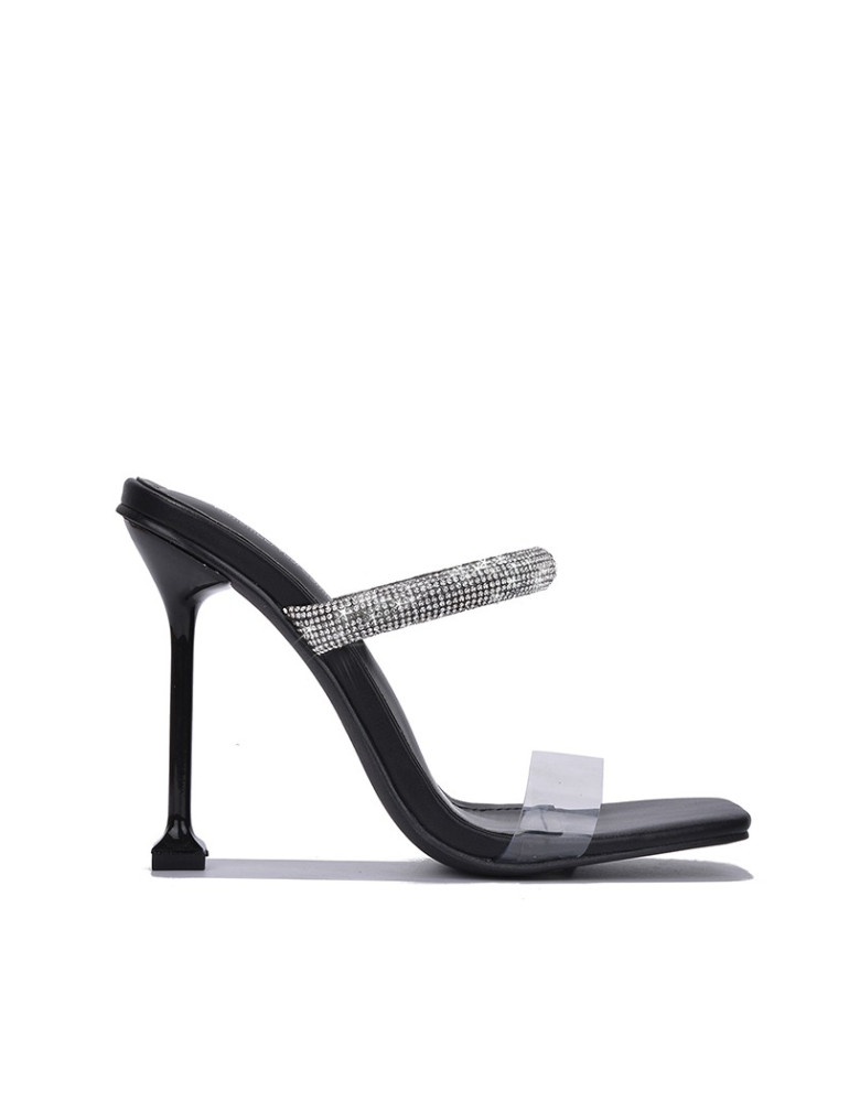 MERDE BLACK HEELS