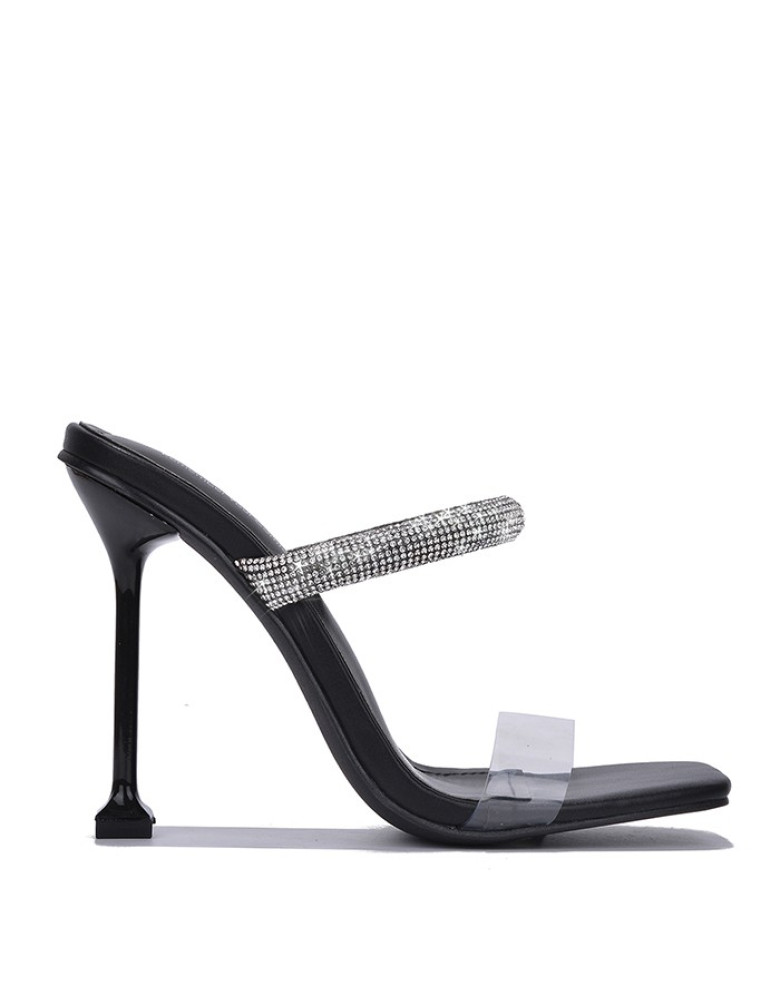 MERDE BLACK HEELS