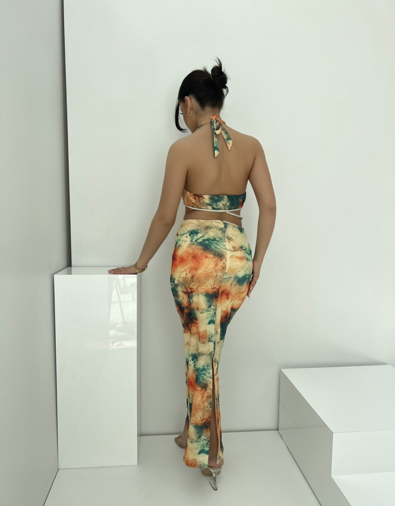 JOANNA YELLOW-GREEN DRESS