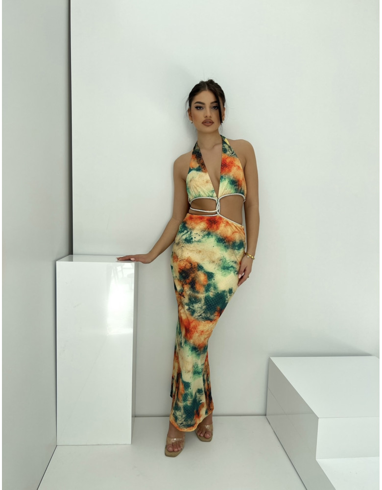 JOANNA YELLOW-GREEN DRESS