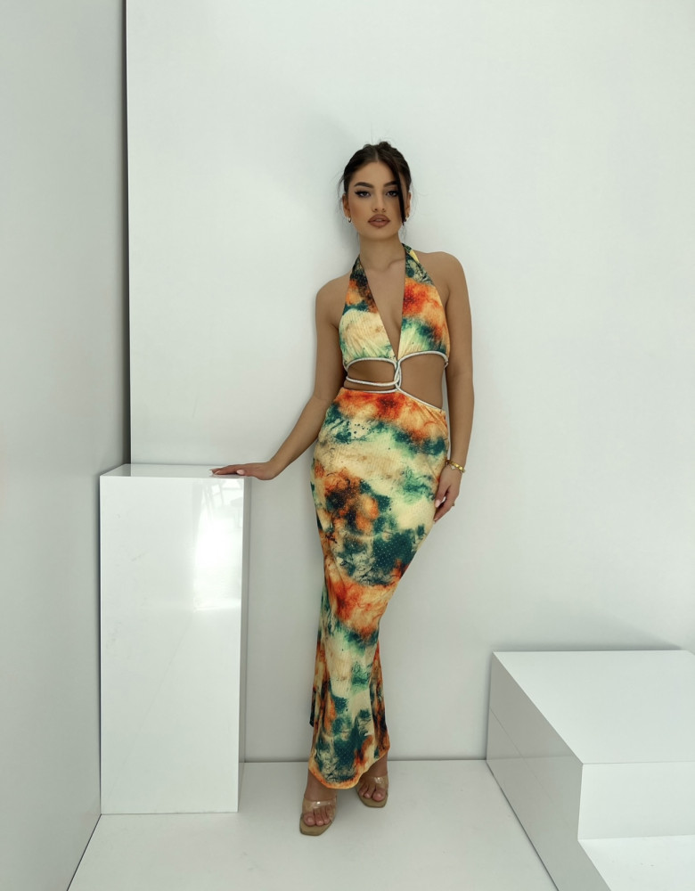 JOANNA YELLOW-GREEN DRESS