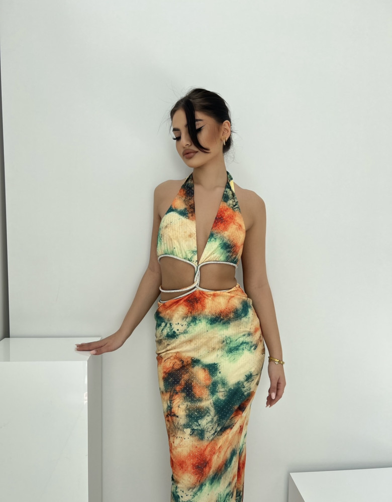 JOANNA YELLOW-GREEN DRESS