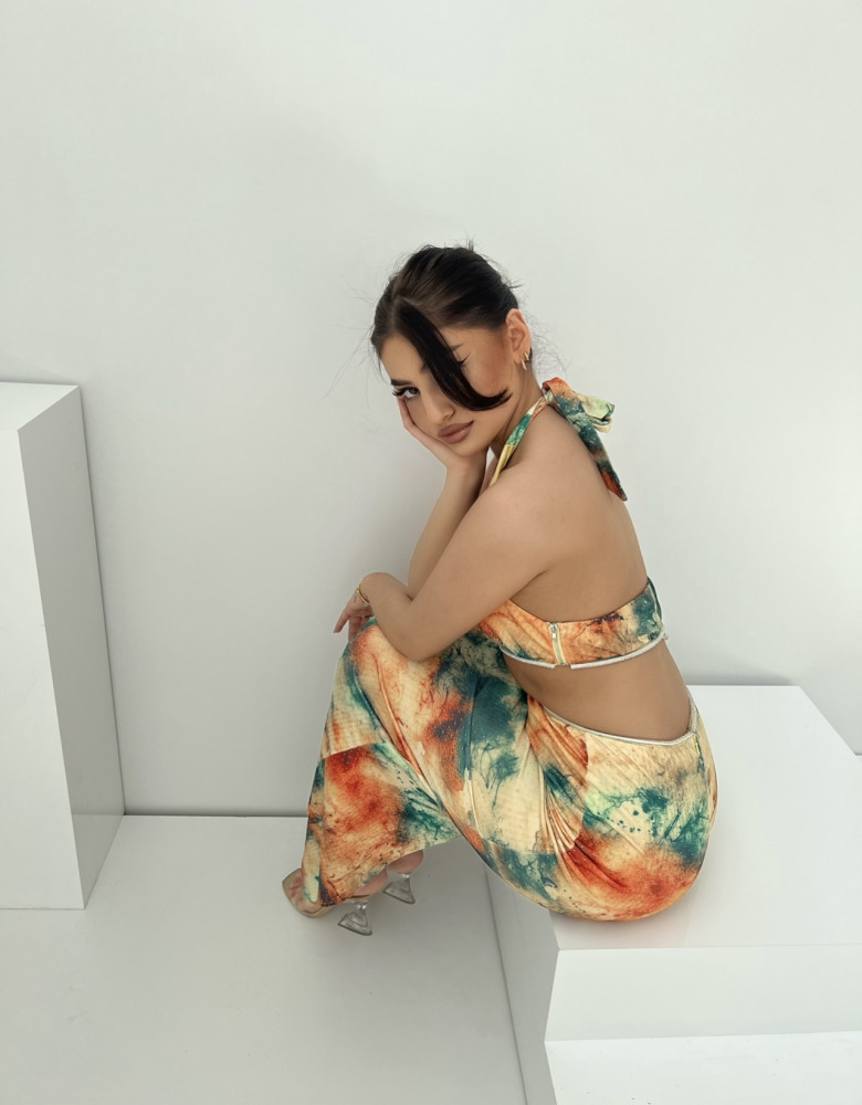 JOANNA YELLOW-GREEN DRESS