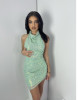 ALINA GREEN DRESS