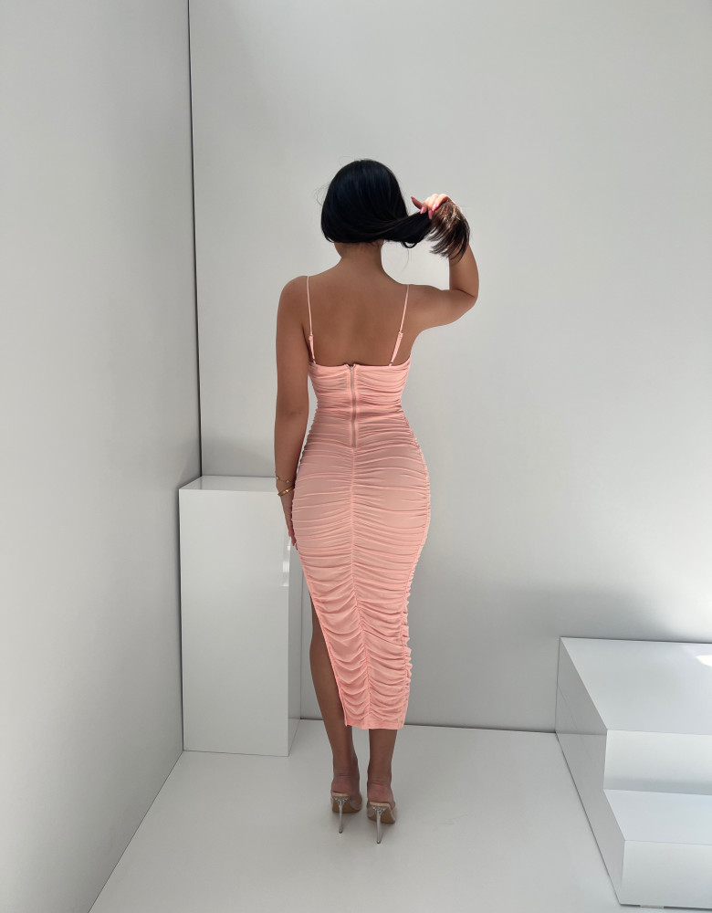 DANIELLA POWDER PINK DRESS
