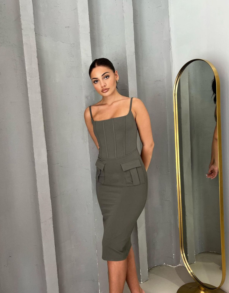 JESSIE OLIVE GREY DRESS