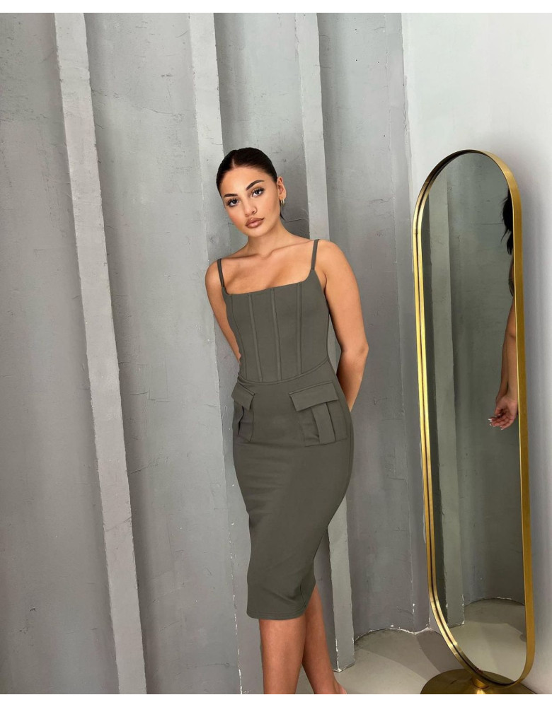 JESSIE OLIVE GREY DRESS