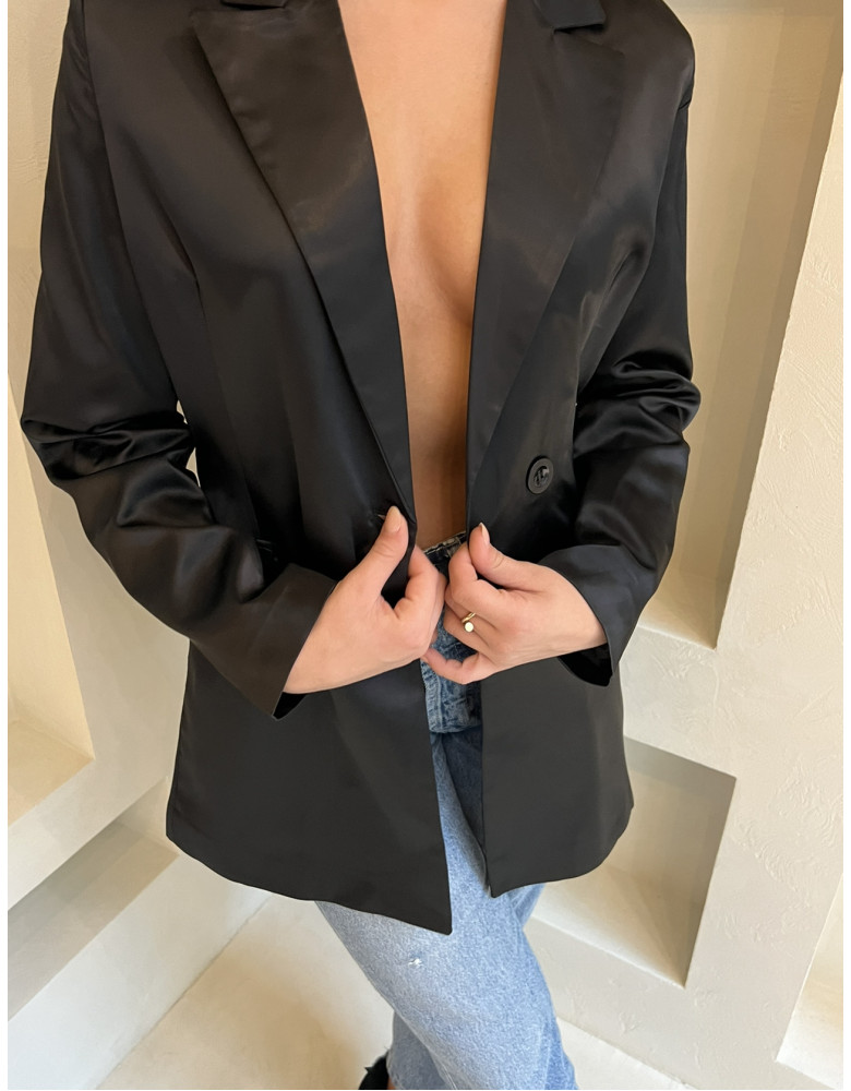 SATIN BLAZER