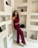 BURGUNDY TRACKSUIT
